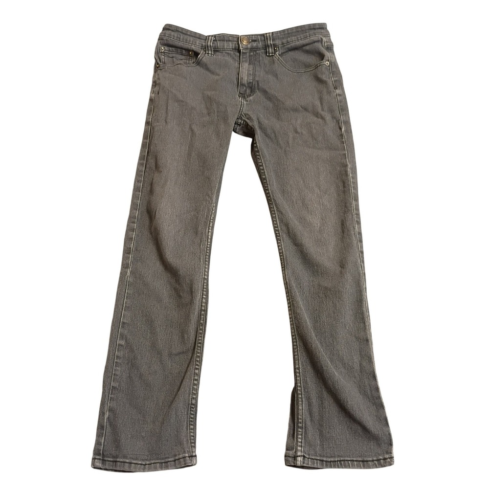 Victorious Premium Jeans Mens 32x32 Gray Straight Leg Stretch Denim Faded Casual